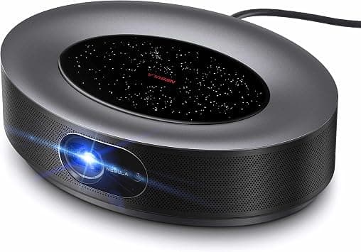 NEBULA Anker Cosmos Max 4K Home Entertainment Projector, 1,500 ANSI Lumens, Android TV 9.0, Dolby Digital Plus, HDR10, HLG, Home Theater Projector, Black on Amazon.ae - Price Tracker