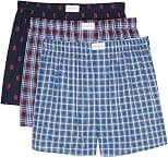 Tommy Hilfiger mens Underwear Cotton Classics Multipack Woven Boxer Boxer Shorts (pack of 3) - Best Deal Finder
