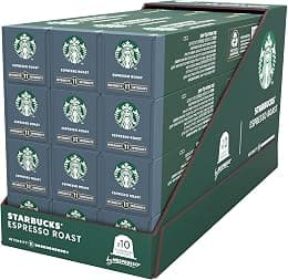Starbucks Dark Espresso Roast by Nespresso (120 Capsules) - Best Deal Finder