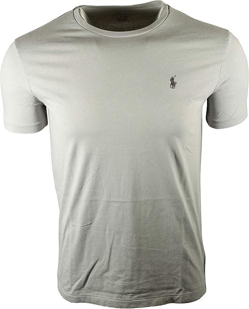 Polo Ralph Lauren Mens Crew Neck T-Shirt (Small, Soft Grey (Dark Grey Pony)) on Amazon.ae - Price Tracker
