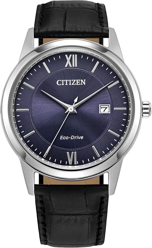 Citizen Men's Classic Eco-Drive Leather Strap Watch, 3-Hand Date on Amazon.ae - Price Tracker