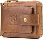 LUKZIJAES Genuine Leather Wallet for Men RFID Blocking Slim Bifold Front Pocket Wallets - Best Deal Finder