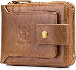 LUKZIJAES Genuine Leather Wallet for Men RFID Blocking Slim Bifold Front Pocket Wallets - Best Deal Finder