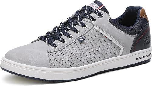 ARRIGO BELLO Mens Casual Shoes Sneaker Leather Fashion Trainers Business Walking Classic Style Sneakers Size 41-46 on Amazon.ae - Price Tracker
