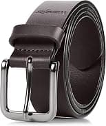 Wrangler Men’s Full Grain Genuine Leather 35mm Thick Casual Belt for Jeans, Pants - Best Deal Finder