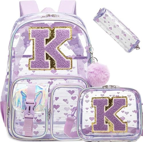 HTgroce Clear Backpacks for Girls School Backpack for Kids See Through Backpacks for Elementary Students on Amazon.ae - Price Tracker