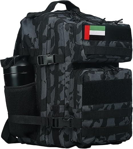 Backpack 45L – Bag for Men &amp; Women, Travel Bags/Backpacks, Airplane/Flight Approved, for desert camping, trekking, hiking, fitness, gym &amp; sport, Tactical Waterproof on Amazon.ae - Price Tracker