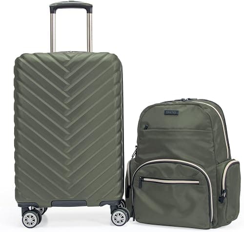 Kenneth Cole REACTION Women's Madison Square Hardside Chevron Expandable Luggage on Amazon.ae - Price Tracker