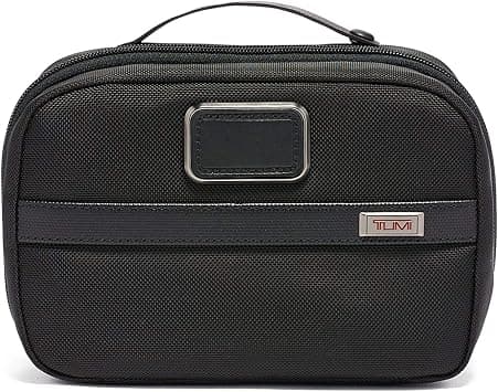 TUMI - Alpha 3 Split Travel Kit - Luggage Accessories Toiletry Bag for Men and Women - Black - Best Deal Finder