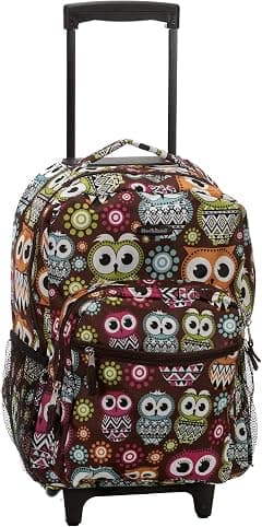 Rockland Double Handle Rolling Backpack, Double Handle Rolling Backpack - Amazon.ae Price Tracker
