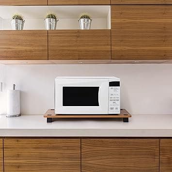 Livzing Turn N Tube Wooden Rack for Microwave Oven Kitchen Countertop Organizer Rack Multipurpose Cabinet Organizer for Home & Kitchen Appliances Wooden Pooja Table for Pooja Room Wooden Riser Stand on Amazon.ae - Price Tracker