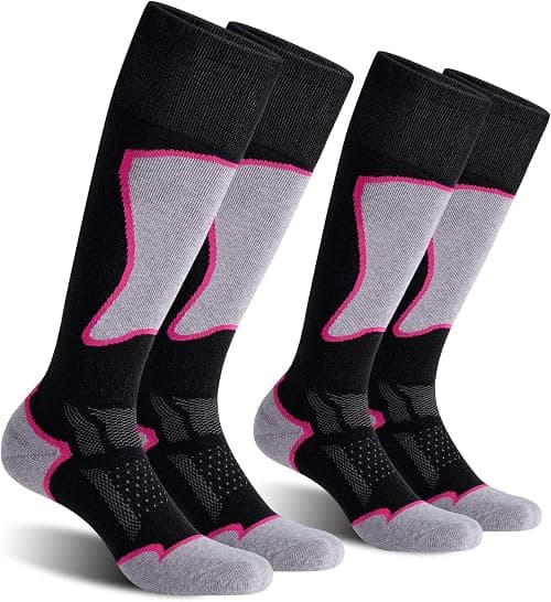 2 Pair Ski Socks for Men and Women Skiing, Snowboarding Warm Winter Thermal Socks on Amazon.ae - Price Tracker
