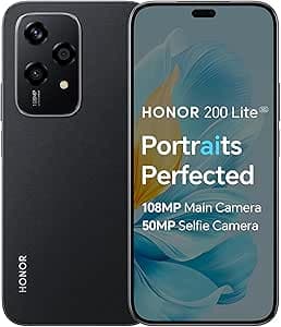 HONOR 200 Lite, 5G Dual SIM, 12GB RAM + 256GB ROM, 6,7” Anti-Drop AMOLED Display, 108MP Triple Rear Camera, Midnight Black - International Version on Amazon.ae - Price Tracker