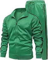 GXAMOY Athletic 2-Piece Tracksuit for Men, Casual, Zip-Through Jogging Sweatsuit for Workout/Sports, Set, Sportswear - Best Deal Finder