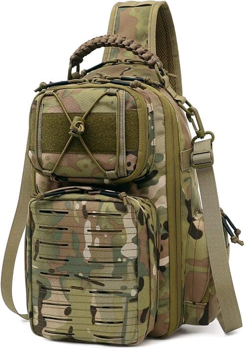 ANTARCTICA Tactical Sling Bag Men Backpack Shoulder Bag Work Bag Molle Pack DayPack on Amazon.ae - Price Tracker