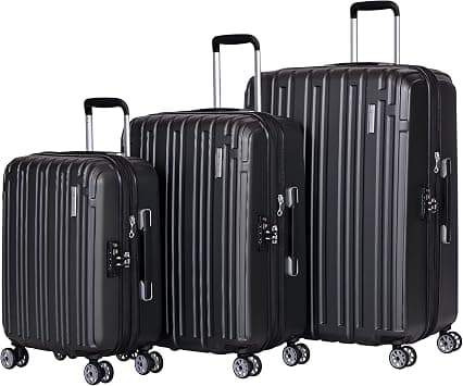 Eminent Luggage Set of 3 (20/24/28) Inch – Lightweight Expandable Travel Trolley Set with TSA Lock and Spinner Wheels KG82 on Amazon.ae - Price Tracker