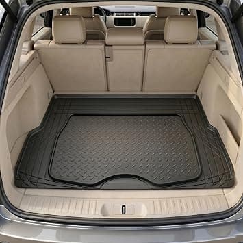 Car Boot Mat, Heavy Duty Waterproof Trunk Liner, Anti-Slip Rubber Cargo Mat, Trimmable Automotive Floor Mats Dustproof, Suv Trunk Mat, Car Interior Protector (Black-Classic) على Amazon.ae - متتبع الأسعار