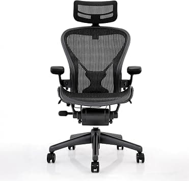 Certified Refurbished Aeron Chair Size B – Fully Loaded PostureFit, Fully Adjustable Clip‑Latch Adjustable Arms, Tilt Limiter 12‑Year Warranty (Headrest) على Amazon.ae - متتبع الأسعار