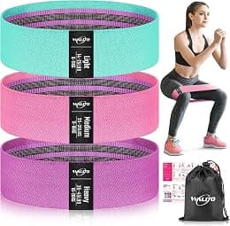 Fabric Resistance Bands for Legs and Glutes – Exercise Loop Bands for Yoga, Pilates, Rehabilitation, Fitness, Home Workouts, and Strength Training. - Best Deal Finder