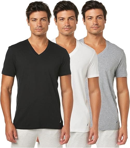 Nautica Men's Cotton V-Neck T-Shirt on Amazon.ae - Price Tracker