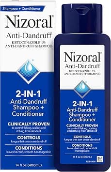 Nizoral 2-IN-1 Anti-Dandruff Shampoo & Conditioner with 1% Ketoconazole, 14 fl oz on Amazon - Best Deal Finder