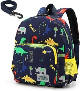 willikiva 3D Dinosaur Backpack Toddler Backpacks for Boys and Girls Kids Backpack Waterproof Preschool Safety Harness Leash - دليلك لأفضل العروض