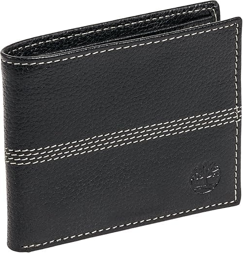 Timberland Bifold Wallet For Men - Leather, Black One size on Amazon.ae - Price Tracker