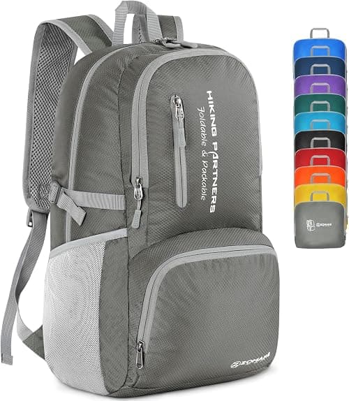 ZOMAKE Foldable Backpack Lightweight Packable 35 L, Hiking Daypack Water Resistant Travel Bag Nylon Outdoor Sports Gym Camping Rucksack Walking Trekking for Men Women Seniors on Amazon.ae - Price Tracker