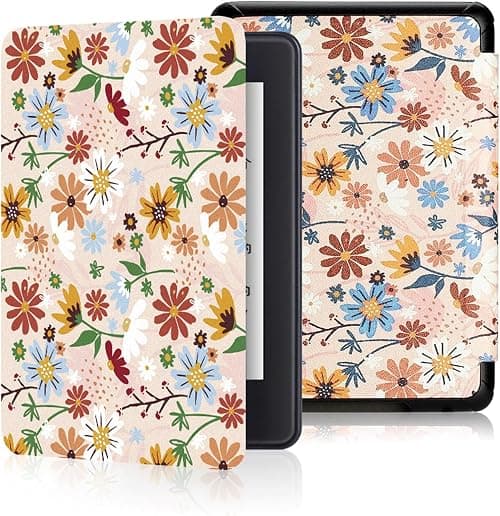 Wisfunlly Magnetic Case Compatible with 7" Kindle Paperwhite 12th Gen 2024 & Colorsoft, Ultra Thin PU Leather Protective Cover with Hand Strap Closure and Auto Wake/Sleep Hard Back Shell on Amazon.ae - Price Tracker