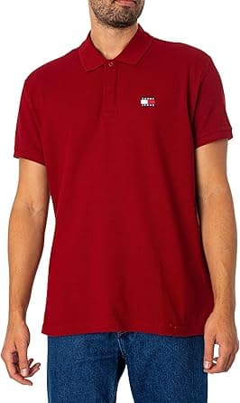Tommy Jeans Mens Reg Badge Polo Shirt on Amazon.ae - Price Tracker