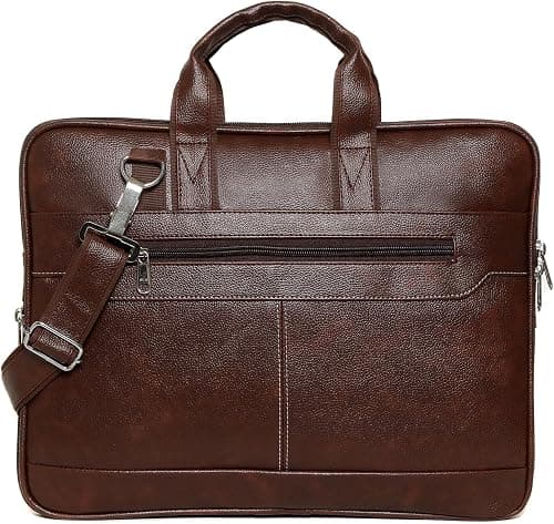 Bagneeds Men's Black Synthetic Leather Briefcase Best Laptop Messenger Bag Satchel for Men on Amazon.ae - Price Tracker