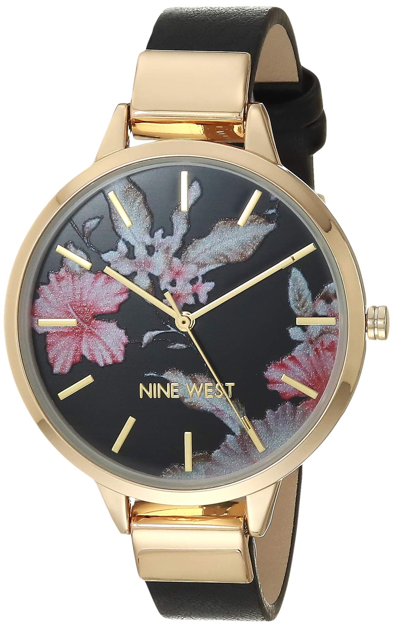 Nine West Women's Floral Dial Strap Watch on Amazon.ae - Price Tracker