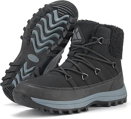 Mishansha Women's Winter Shoes Warm Lined Winter Boots Non-Slip Outdoor Snow Boots Size 36-42 on Amazon.ae - Price Tracker