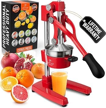 Professional Citrus Squeezer, Manual Citrus Press and Orange Squeezer, Metal Lemon Squeezer - Manual Lemon Squeezer and Lime Squeezer Holder on Amazon.ae - Price Tracker