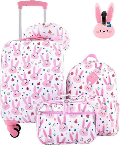 Travelers Club Unisex Kid's 5 Piece Luggage Travel Set على Amazon.ae - متتبع الأسعار