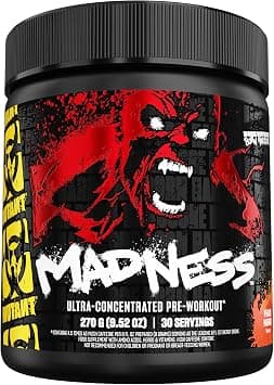 MUTANT MADNESS - Redefines the Pre-Workout Powder Experience and Takes it to a Whole New Extreme Level, Engineered Exclusively for High-Intensity Workouts (225 g), Peach Mango on Amazon.ae - Price Tracker