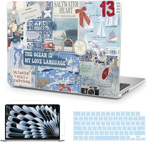 B BELK for MacBook Air 13 inch Case M5 2026-2022 M4 M3 M2, Blue Coastal on Amazon.ae - Price Tracker