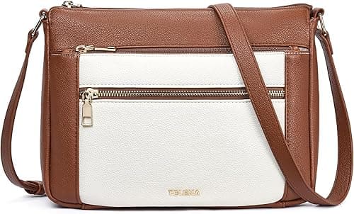 Telena Crossbody Bags for Women, Leather Cross body Purse Shoulder Bag With Adjustable Strap on Amazon.ae - Price Tracker