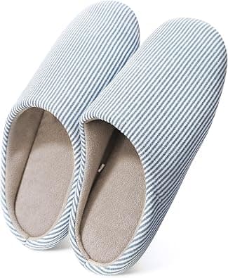 URbazaar Slippers for Women Men,Comfort Cotton Slipper,Washable Flat Home Slipper,Soft Indoor Shoe على Amazon.ae - متتبع الأسعار