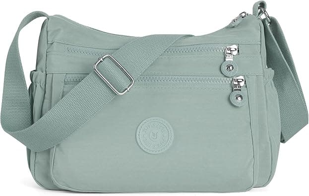 Crossbody Bags for Women Waterproof Tote Bag Casual Nylon Purse Handbag RFID Lightweight Messenger Bag on Amazon.ae - Price Tracker