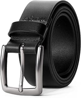 Wrangler Men's Leather Belt, 38mm Casual Belt for Jeans, Gift for Men - Best Deal Finder