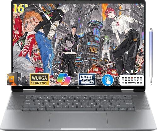 HP - Envy 2-in-1 16" 2K (1920 x 1200) Touch-Screen Laptop - Intel Core AMD R7 8840HS-16GB Memory - 1TB SSD – Copilot - Thunderbolt 4-5MP IR Cameraw - w/Stylus on Amazon.ae - Price Tracker
