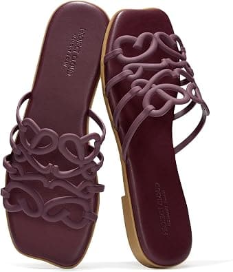 Project Cloud Womens Sandals with Memory Foam - Eco Crafted Leather Sandals for Women 2026 - Flats - Non Slip & Comfortable Sandals Women (Lisa) على Amazon.ae - متتبع الأسعار