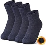 Sintege 2 Pairs Winter Thermal Socks Winter Socks Fuzzy Socks Heated Thick Socks for Men Women Thick Snow Sock Winter Ski Thick Boot Insulated Socks for Winter Ski Hiking - Best Deal Finder