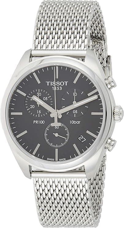 Tissot Men's PR 100 Chronograph - T1014171105101 Silver/Grey One Size on Amazon.ae - Price Tracker