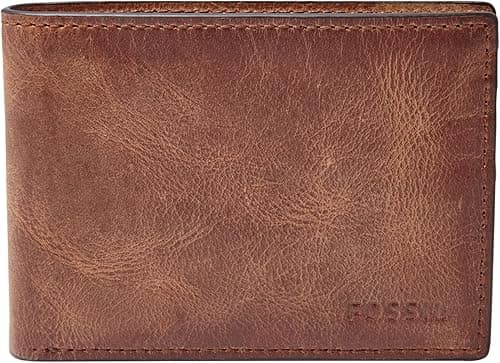 Fossil Men's Joshua Vegan Cactus Slim Minimalist Bifold Front Pocket Wallet for Men on Amazon.ae - Price Tracker