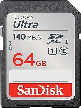 SanDisk Ultra SDXC Karta pamici 64 GB Class 10 UHSI 140 MBs on Amazon.ae - Price Tracker