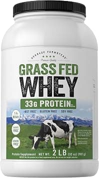 Carlyle Grass Fed Whey Protein Powder | 900g | 33g Protein Per Serving | No Artificial Flavors | No Sugar or Hormones | Non-GMO & GL Supplement on Amazon.ae - Price Tracker