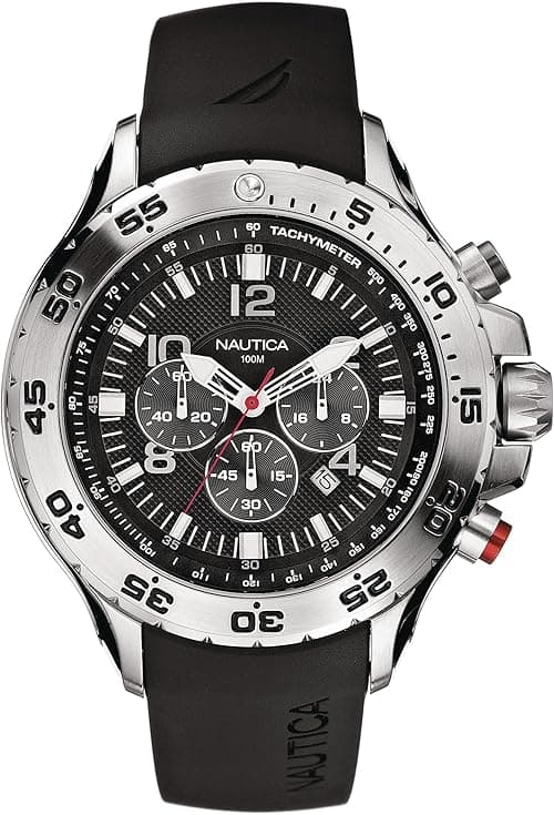 Nautica Men's NST Chronograph Watch on Amazon.ae - Price Tracker