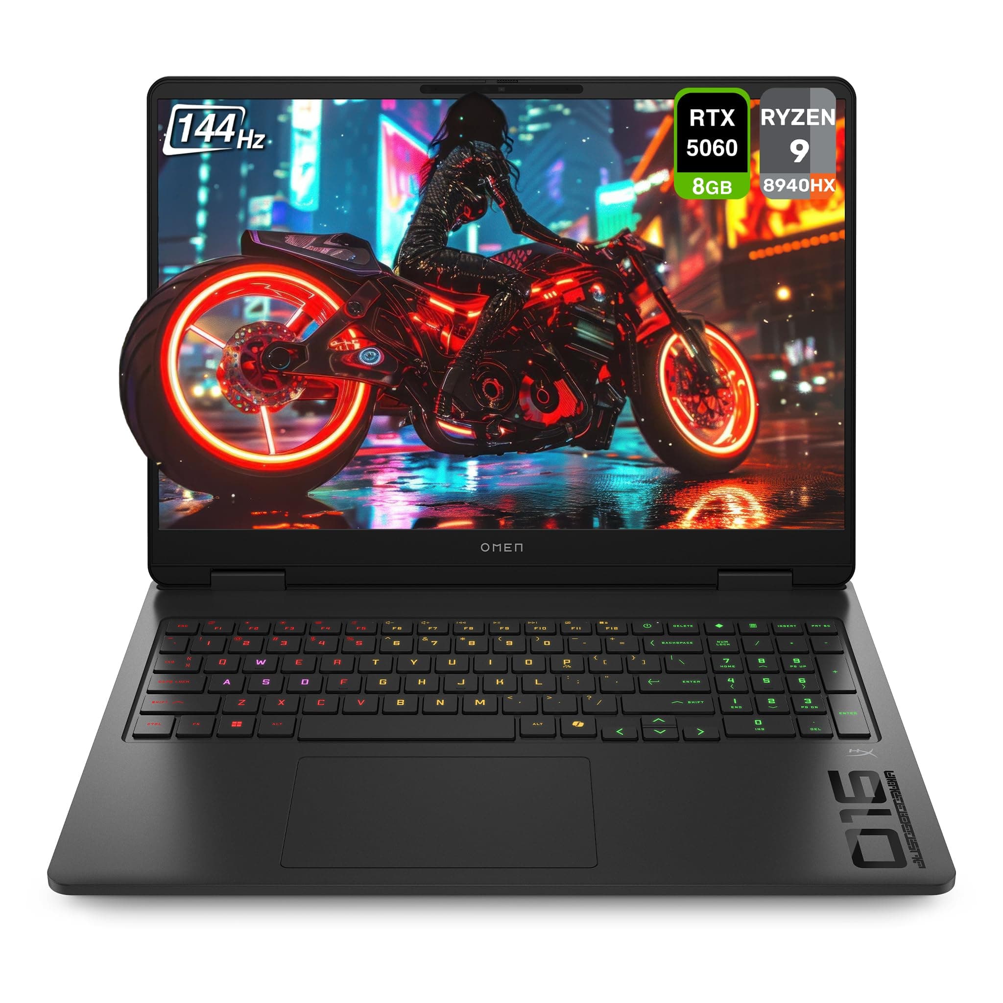 HP (Upgraded) OMEN Gaming Laptop, AMD Ryzen 9-8940HX, 32 GB DDR5 RAM, 1 TB PCIe SSD, 16" 2K (1920x1200) 144Hz Display, Nvidia G-Force RTX 5060, Backlit Keyboard, W11 Home, Shadow Black on Amazon.ae - Price Tracker